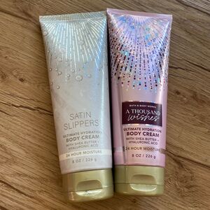 NEW bath &body works body cream floral bundle